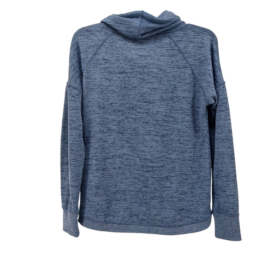 Athleta Blue Sweater Cowl Neck Pullover Knit Athletic Sz XS - Picture 14 of 14